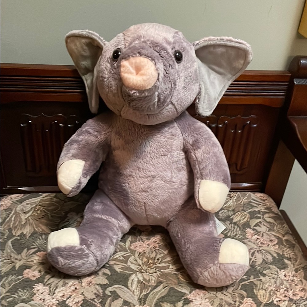 Build-A-Bear Cuddly Gray Elephant Plush